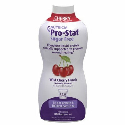 Protein Supplement Pro-Stat Sugar-Free Wild Cherry Punch Case of 6 by Nutricia North America