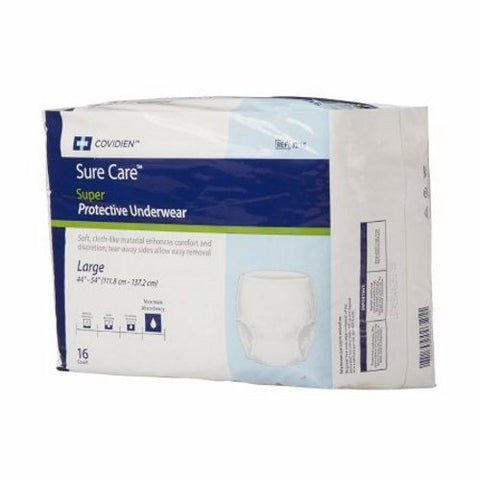 Cardinal, Unisex Adult Absorbent Underwear Pull On Large Disposable 1615R, Case Of 4