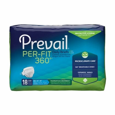 First Quality, Unisex Adult Incontinence Brief Size 2 Large Disposable PFNG-013, Case Of 4