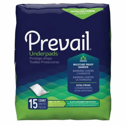 Total Care Disposable Underpad Fluff Light Absorbency Count of 15 by First Quality