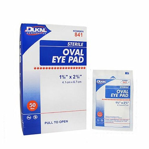 Dukal, Eye Pad Small Adhesive Strip, Case Of 12