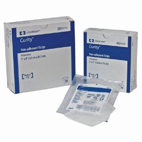 Cardinal, Oil Emulsion Impregnated Dressing Rectangle 3 X 16 Inch Sterile 6114-, Box Of 36