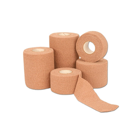 Andover Coated Products, Cohesive Bandage CoFlex Â·LF2 2 Inch X 5 Yard Standard Compression Self-adherent Closure Tan Sterile, Count of 1