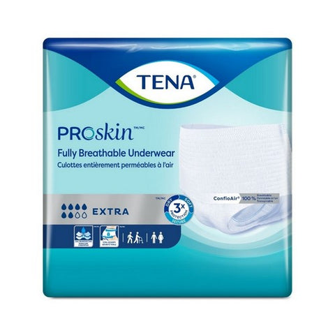 Tena, Unisex Adult Absorbent Underwear Pull On with Tear Away Seams X-Large 72425, Count of 12
