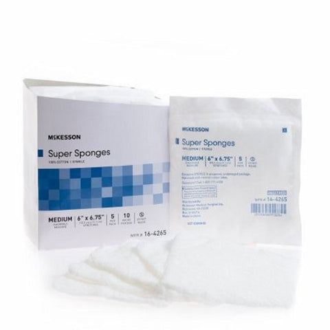 McKesson, Fluff Dressing 6 X 6-3/4 Inch Sterile 16-4265, 1 Pack