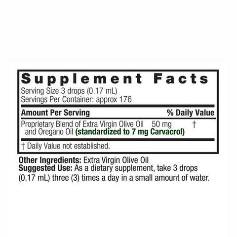 Nature's Answer, Oil of Oregano Alcohol-Free, 7 Mg, 1 Oz Nature's Answer
