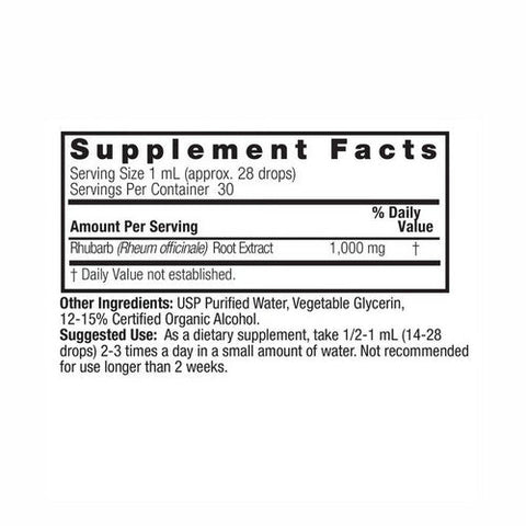 Nature's Answer, Rhubarb Root Low Alcohol, 1000 Mg, 1 Oz Nature's Answer
