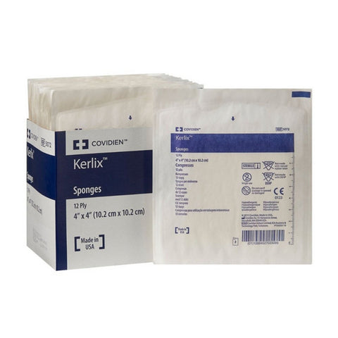 Kerlix, Fluff Dressing Kerlix Cotton 12-Ply 4 X 4 Inch Square Sterile, Count of 600
