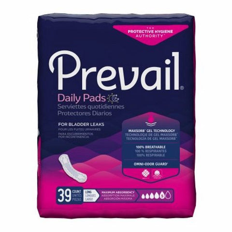 First Quality, Bladder Control Pad 13 Inch Length Heavy Absorbency PV-915/1, Case Of 4