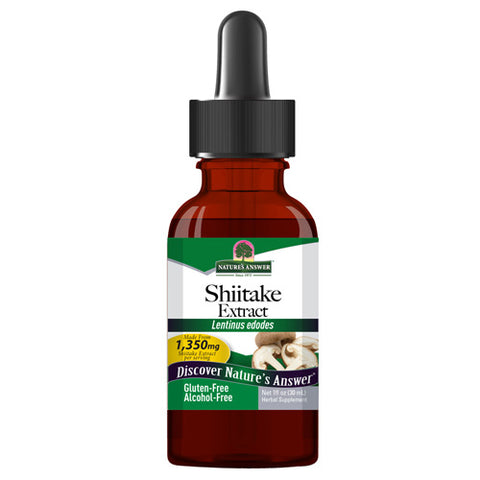 Nature's Answer, Shiitake Extract Alcohol Free, 1 Oz