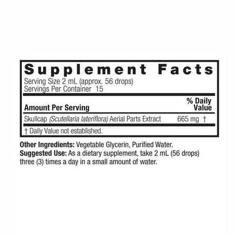 Nature's Answer, Skullcap Extract Herb Alcohol Free, 2000 Mg, 1 Oz Nature's Answer