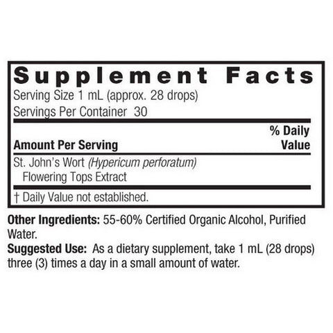 Nature's Answer, St. Johns Wort, Extract 1 FL Oz