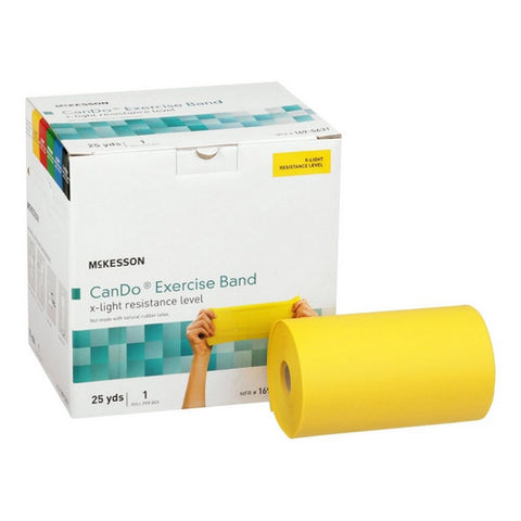 McKesson, Exercise Resistance Band 25 Yard X-Light Resistance, 5 Inch x 25 Yard