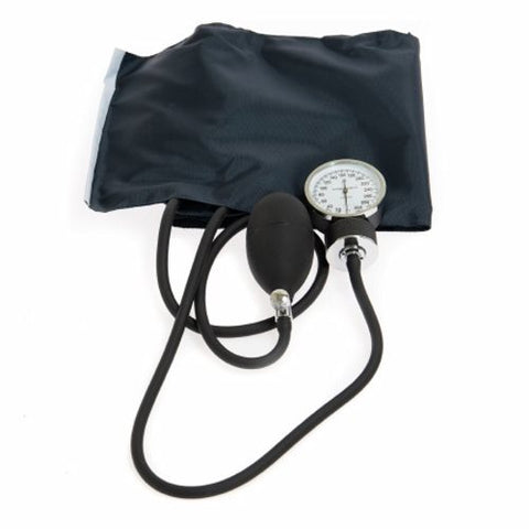 McKesson, Aneroid Sphygmomanometer Unit Large Adult Cuff Nylon Cuff 34 - 50 cm 01-776XMCE, Count of 1