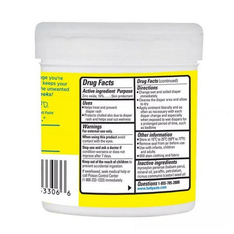 Boudreaux's Butt Paste, Baby Diaper Rash Cream Original Strength, 16 Oz Boudreaux's Butt Paste