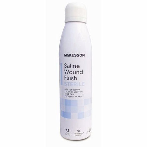 McKesson, Saline Wound Flush 7.1 oz. Spray Sterile, Count of 12