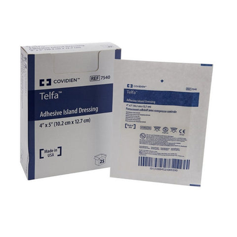 Cardinal, Island Dressing 4 X 5 Inch Rectangle Sterile 7540, Count of 1