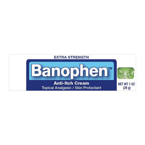Major Pharmaceuticals, Itch Relief Banophen 2% - 0.1% Strength Cream 30 Gram Tube, 30 Grams