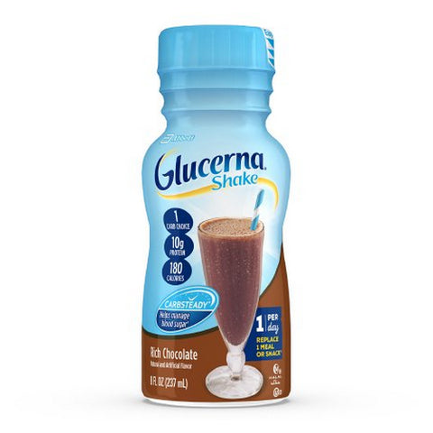 Glucerna, Shake Oral Supplement Rich Chocolate Flavor, 8 Oz