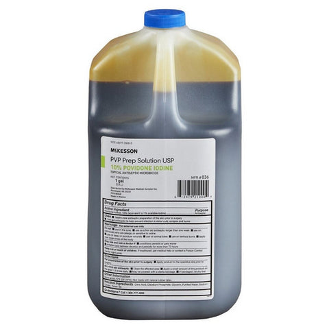 McKesson, Prep Solution McKesson 1 gal. Jug 10% Strength Povidone-Iodine, 1 Gallon