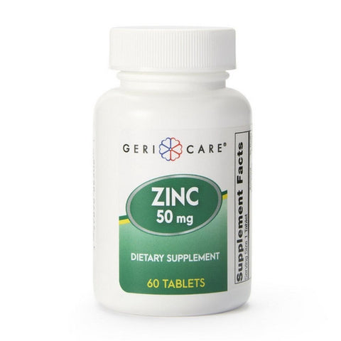 Gericare, Mineral Supplement Geri-Care Zinc Sulfate, 50 mg, 60 Tablets