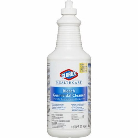 Lagasse, Surface Disinfectant Cleaner Clorox  Healthcare Bleach Germicidal Liquid 32 oz. NonSterile Bottle Fr, 32 Oz