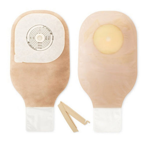 Hollister, Colostomy Pouch One-Piece System 12 Inch Length Trim To Fit Drainable 88501, Box Of 10