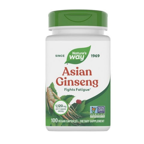 Asian Ginseng 100 Caps / White by Nature's Way