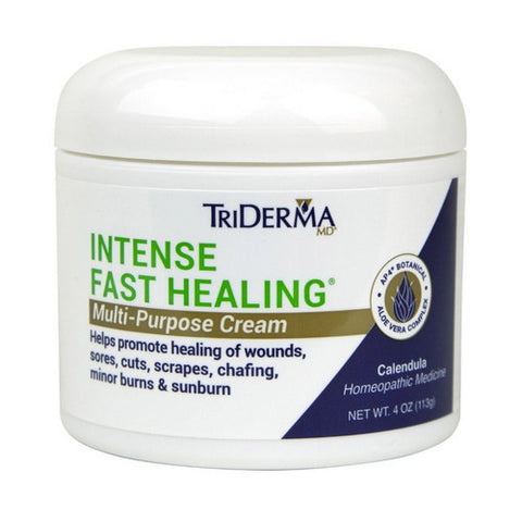 Triderma, Hand and Body Moisturizer TriDerma  Intense Fast Healing  4 oz. Jar Unscented Cream, 4 Oz