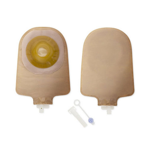 Hollister, Urostomy Pouch Premier One-Piece System 9 Inch Length 1 Inch Stoma Drainable Convex, Pre-Cut, Box Of 5