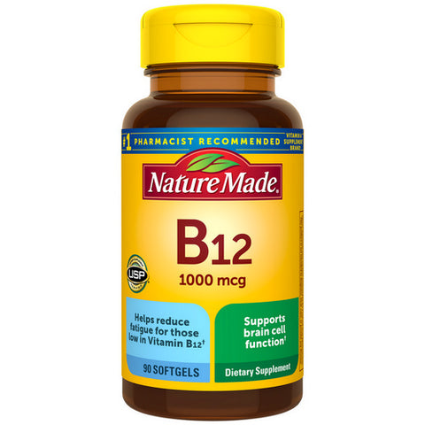 Nature Made, Vitamin B-12, 1000Mcg, 90 count