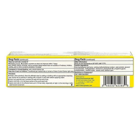Globe, Hemorrhoid Cream With Aloe, 1.8 Oz Globe