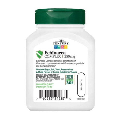 21st Century, Echinacea Complex, 250 mg, 60 Veg Caps 21st Century