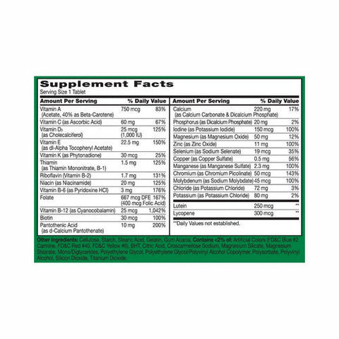 21st Century, Sentry Senior Multivitamin And Multimineral Adults 50+, 265 Tabs