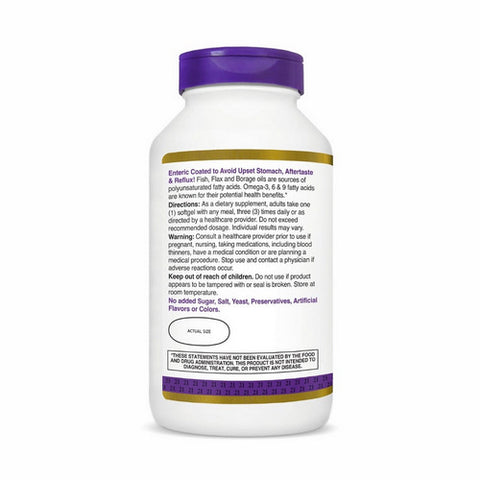 21st Century, Triple Omega Complex 3-6-9, 180 Softgels