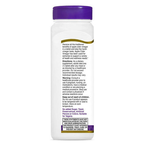 21st Century, Apple Cider Vinegar, 300mg, 250 Tabs