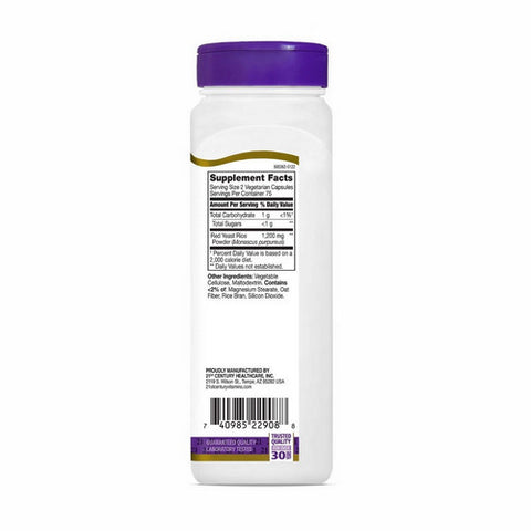 21st Century, Red Yeast Rice, 150 Caps