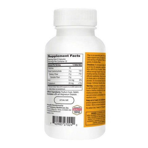 21st Century, Psyllium Caps, 160 Caps 21st Century