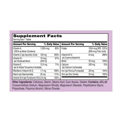 21st Century, Prenatal With Folic Acid, 60 Tabs
