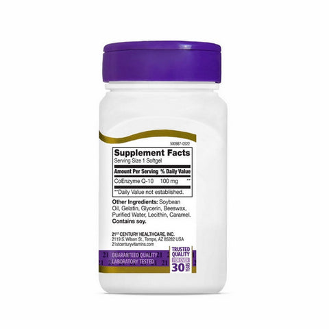 21st Century, CoQ 10, 100 mg, 90 Softgels