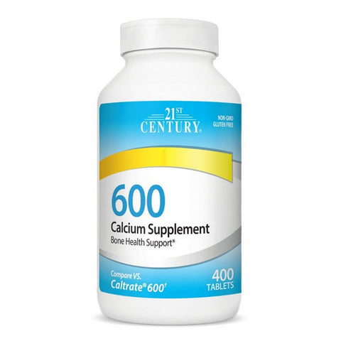 21st Century, Calcium Supplement, 600 mg, 400 Tabs