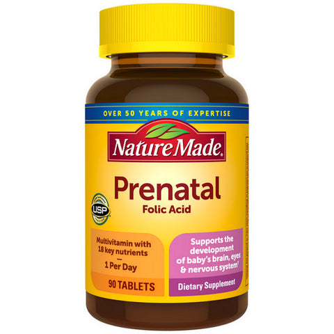 Nature Made, Prenatal Multivitamins, 90 Tabs