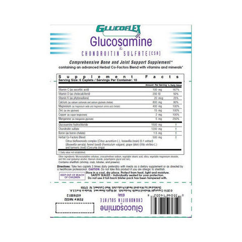 Glucoflex, Glucosamine & Chondriotin Sulfate, 60 Caplets Glucoflex