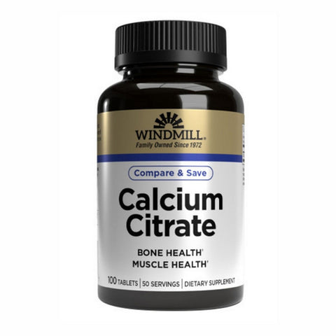 Windmill Health, Calcium Citrate, 100 Tabs