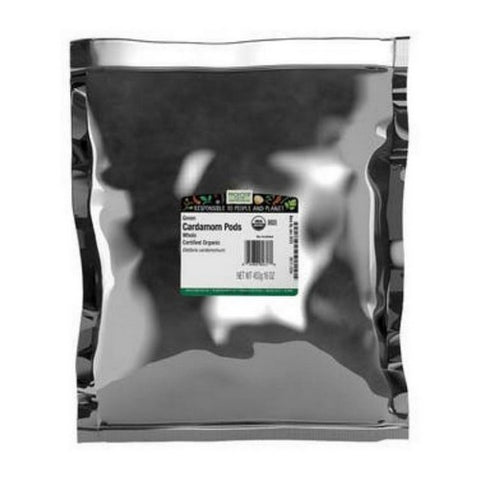 Frontier Coop, Organic Cardamon Pods Green Whole, 1 lb