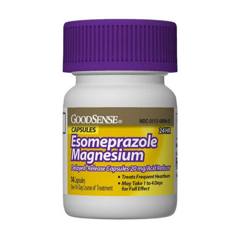 Good Sense, Esomeprazole Magnesium, 20 mg, 28 Tabs Good Sense