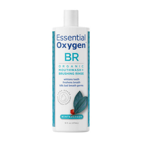 Essential Oxygen, Organic Brushing Rinse, Wintergreen 16 Oz