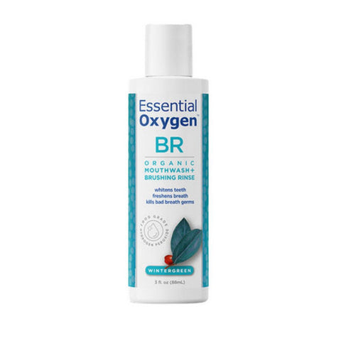 Essential Oxygen, Organic Brushing Rinse, Wintergreen 3 Oz