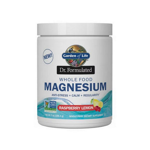 Garden of Life, Dr. Formulated Magnesium Powder, Raspberry Lemon, 7 Oz