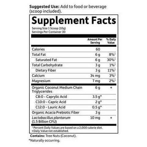 Garden of Life, Dr. Formulated Keto Organic MCT Powder, 10.58 Oz Garden of Life